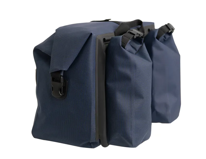 Brompton Borough Large Waterproof Bag in Navy with Frame-3